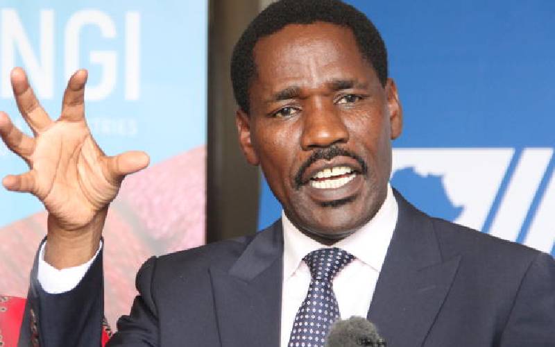 PNU party leader Peter Gatirau Munya